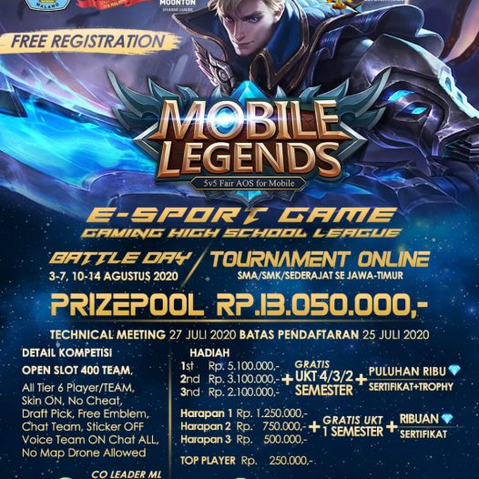 MOBILE LEGENDS ITN Malang 2020: E-Sport Game, Gaming High School